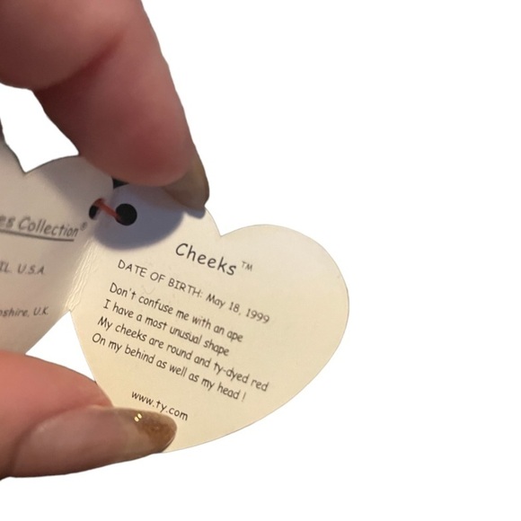 Ty beanie Baby Cheeks - Picture 3 of 3